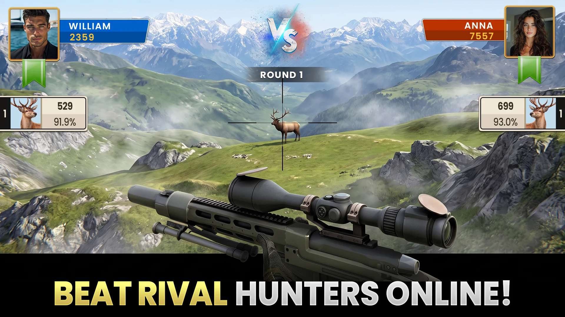Animal Hunting Sniper PvP Game screenshot