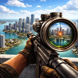 Biểu tượng Sniper City Defense FPS